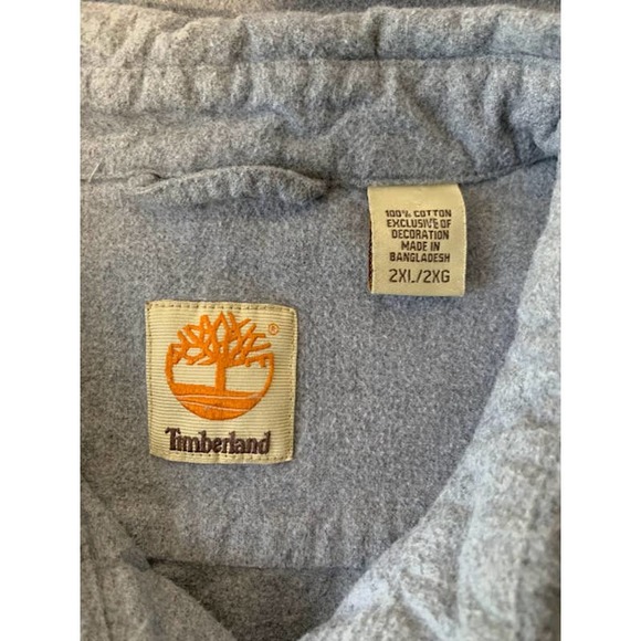 Timberland 100% Cotton Long Sleeve Button Down Shirt Timberland - Picture 3 of 3